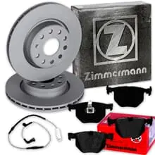 Nur Heute Zimmermann BREMSSCHEIBEN 324mm BELÄGE HINTEN passend für BMW E65 E66 730i/d 735i