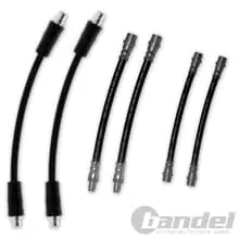 6x BREMSSCHLAUCH BREMSSCHLÄUCHE KOMPLETT VORNE HINTEN passend für AUDI A4 B5 8D Neuheit