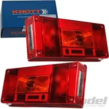 Sofort Bestellen 2x KNOTT LICHTSCHEIBE ERSATZGLAS für HECKLEUCHTE RÜCKLICHT Midipoint 1 ANHÄNGER
