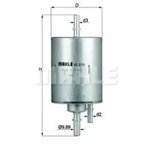 MAHLE KNECHT KRAFTSOFFFILTER BENZINFILTER passend für AUDI A4 A6 AVANT 2000-2011 Garantierte Lieferung