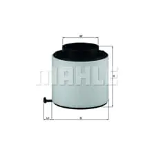Mega-Angebot MAHLE KNECHT LUFTFILTER passend für AUDI A4 A5 Q5 2007-2015