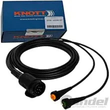 Nur Für Kurze Zeit 7m KNOTT ANSCHLUSSKABEL 13-Polig MULTIPOINT 5-pol-BAJONETT ANHÄNGER-KABEL