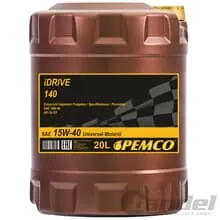 Sofort Bestellen 20L PEMCO iDRIVE 140 15W-40 API SL/CF UNI MOTOR-ÖL passend für BENZIN o. DIESEL