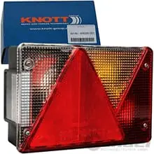 KNOTT HECKLEUCHTE RECHTS MULTIPOINT 4 RÜCKLEUCHTE RÜCKLICHT BAJONETT ANHÄNGER Ausverkauf
