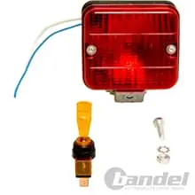 NEBELSCHLUSSLEUCHTE RÜCKLEUCHTE UNIVERSAL 12V 21W MIT SCHALTER Sonderangebot