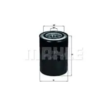 Sonderangebot MAHLE / KNECHT Ölfilter OC 297 passend für MITSUBISHI PAJERO II + III