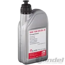Garantierte Lieferung 1L FEBI DIFFERENTIAL/ACHSGETRIEBE-ÖL 75W-85 API GL-5 passend für BMW MERCEDES VW