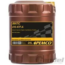 20L PEMCO 410 ATF-A ÖL UNIVERSAL AUTOMATIK-GETRIEBEOEL HYDRAULIKÖL SERVOÖL Rabatt