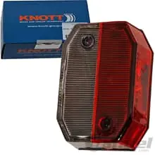 Meistverkauft KNOTT LICHTSCHEIBE ERSATZGLAS für POSITION-/ UMRISSLEUCHTE ROT/WEIß FLEXIPOINT 1