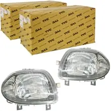 2x TYC H4 HAUPTSCHEINWERFER LINKS+RECHTS für RENAULT CLIO II BIS BAUJAHR 07.2001 Mega-Angebot