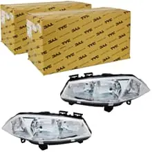 2x TYC H1 H7 HAUPTSCHEINWERFER LINKS+RECHTS für RENAULT MEGANE II 03-09 MIT LWR Super-Preis