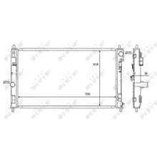 NRF KÜHLER WASSERKÜHLER passend für CHRYSLER SEBRING DODGE CALIBER JEEP COMPASS Solange Der Vorrat Reicht