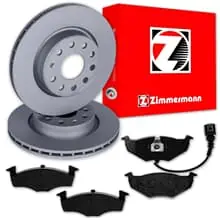 Angebot ZIMMERMANN BREMSSCHEIBEN 239mm + BELÄGE VORNE passend für SKODA FABIA 1 2 6Y 5J