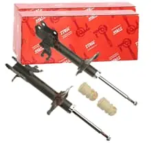 2x TRW GASDRUCK STOßDÄMPFER VORDERACHSE passend für NISSAN ALMERA 2 HATCHBACK Expressversand