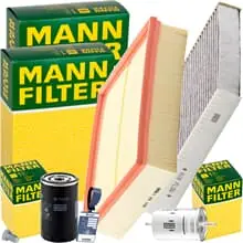Ausverkauf MANN FILTER INSPEKTIONSPAKET passend für AUDI A4 B5 PASSAT B5 3B 1.6+1.8+2.0