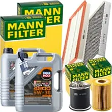 Günstig MANN INSPEKTIONSPAKET+10L LIQUI 5W-30 ÖL passend für MERCEDES VITO 204 224 PS