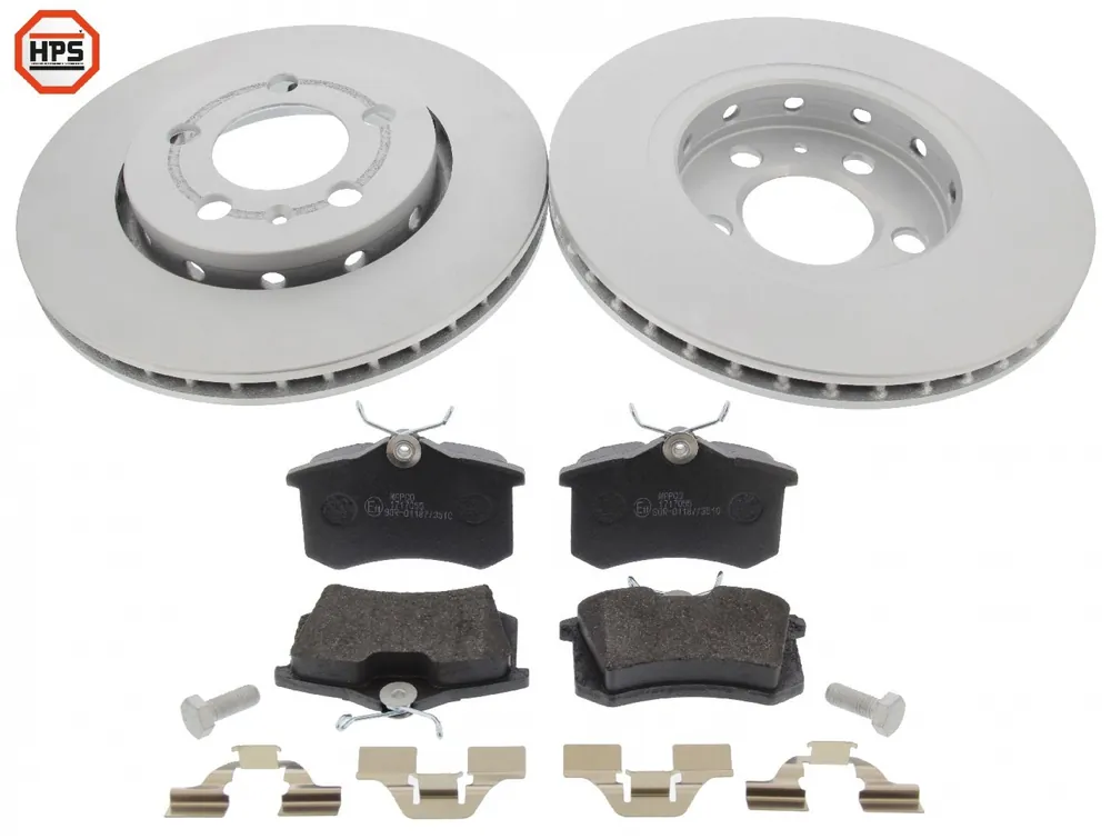 Sofort Bestellen HPS-Carbon-Bremse, Bremsensatz, HA, Audi A3, TT, SEAT Leon, SKODA Octavia, VW Golf IV