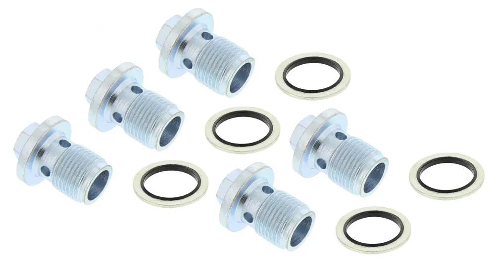 5 Stück Verschlussschraube, Ölwanne, Länge 21 mm, Außengewinde M18 x 1,5 mm Sonderaktion