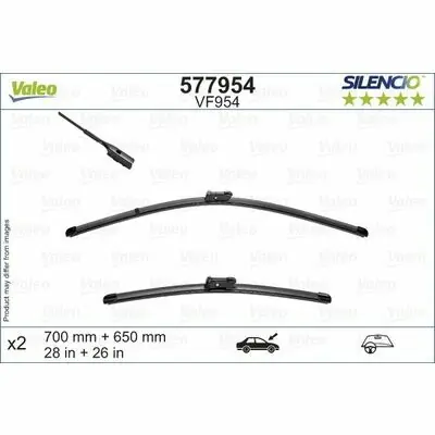 Valeo SILENCIO FLAT BLADE SET Geprüft