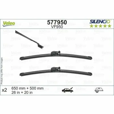 Valeo SILENCIO FLAT BLADE SET Preisknaller