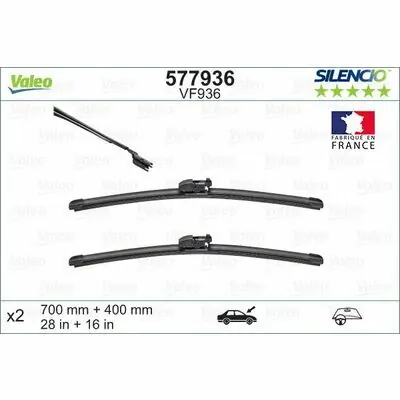 Nur Heute Valeo SILENCIO FLAT BLADE SET