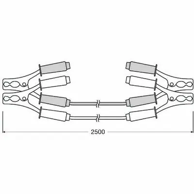 Billig Osram STARTER CABLE 150A